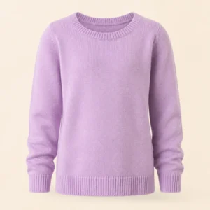 Girls Lavender Knit Sweater - theclosetbd.com