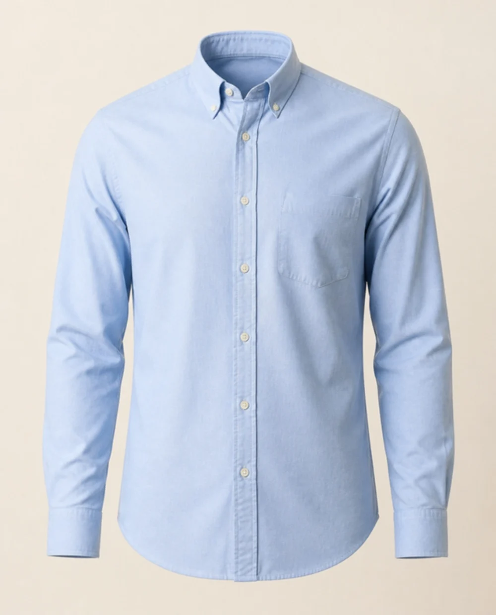Men Sky Blue Oxford Cotton Shirt - theclosetbd.com